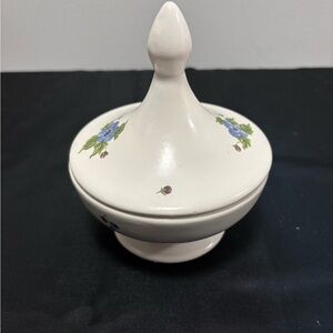 Floral Ceramic Trinket Box